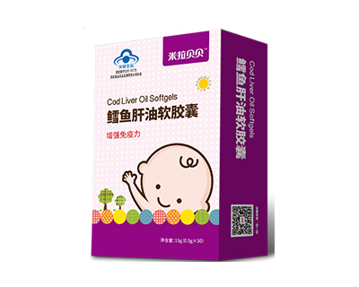 米拉貝貝鱈魚肝油軟膠囊