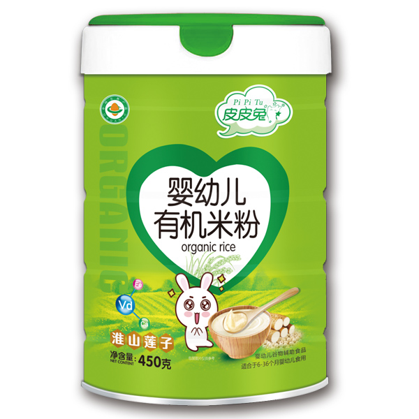 皮皮兔嬰幼兒有機米粉-淮山蓮子