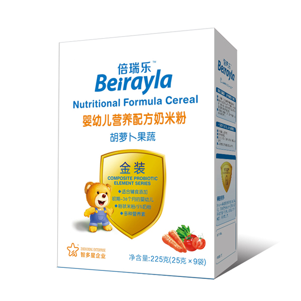 倍瑞樂胡蘿卜果蔬營養(yǎng)配方奶米粉