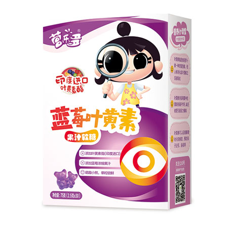 營(yíng)樂(lè)多藍(lán)莓葉黃素果汁軟糖