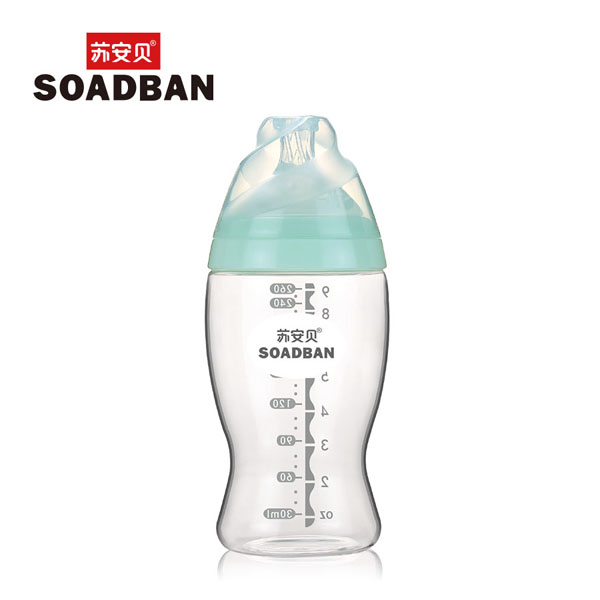 蘇安貝A8004冰淇淋新生兒玻璃奶瓶-260