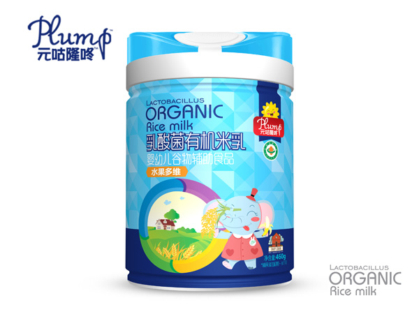 元咕隆咚乳酸菌有機米乳-水果多維