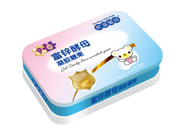 優(yōu)滋寶貝富鋅酵母凝膠糖果 鐵聽