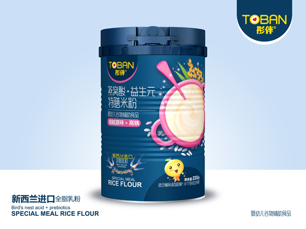 彤伴燕窩酸+益生元特膳米粉-細膩原味+高鐵