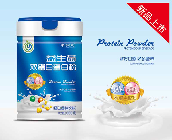 萃潤元益生菌雙蛋白蛋白粉