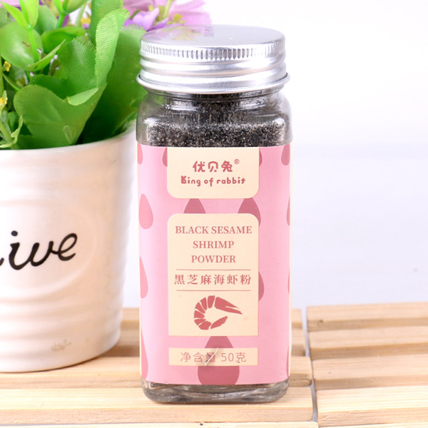 優(yōu)貝兔黑芝麻海蝦粉