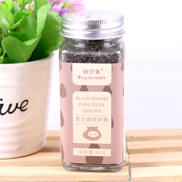 優(yōu)貝兔黑芝麻豬肝粉
