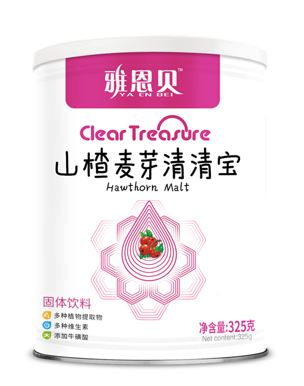 雅恩貝山楂麥芽清清寶