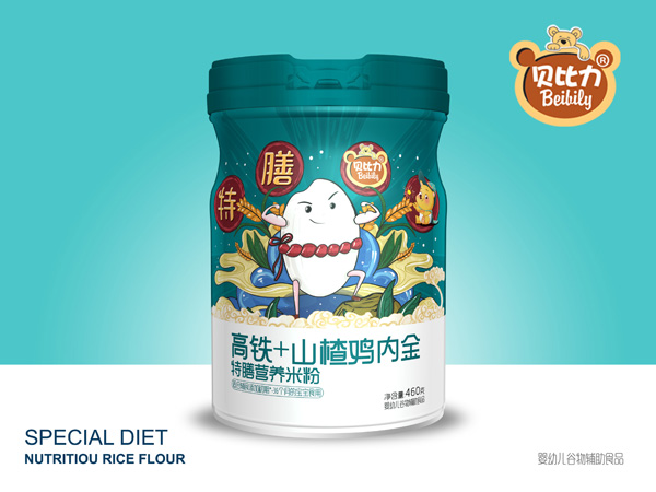 貝比力高鐵+山楂雞內(nèi)金特膳營(yíng)養(yǎng)米粉