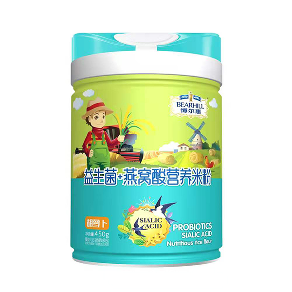 博爾慧益生菌+燕窩酸營(yíng)養(yǎng)米粉 胡蘿卜