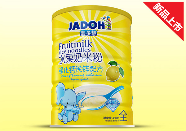 嘉多慧強(qiáng)化鈣鐵鋅配方-水果奶米粉