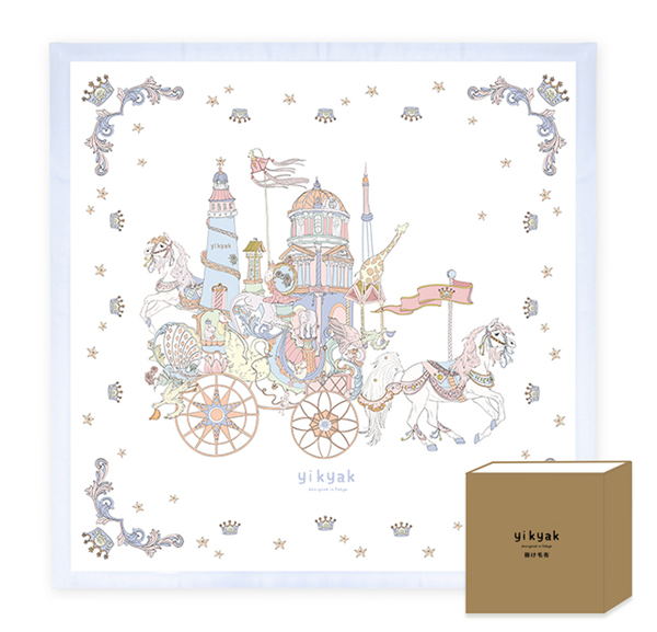 yikyak四層紗布涼感蓋毯 千千的城堡-藍邊.jpg