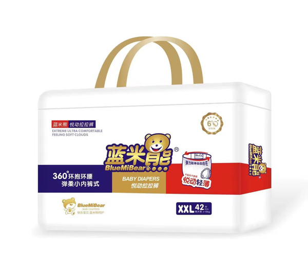 藍米熊悅動拉拉褲XXL