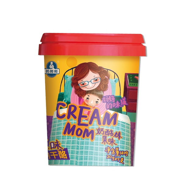 奶姆姆果味奶酪棒 原味桶裝