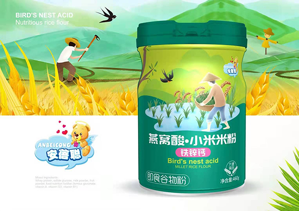 安蓓聰燕窩酸小米米粉 鐵鋅鈣