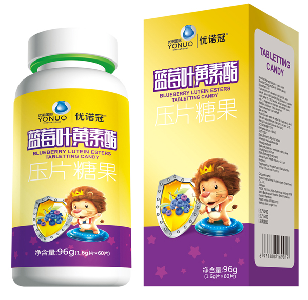 優(yōu)諾冠藍(lán)莓葉黃素壓片糖果.jpg