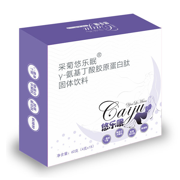 采菊悠樂眠γ-氨基丁酸膠原蛋白肽固體飲料60g