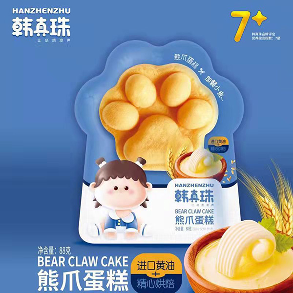 韓真珠熊爪蛋糕貓爪蛋糕88g袋寶寶休閑零食充饑營養(yǎng)早餐糕點(diǎn).jpg