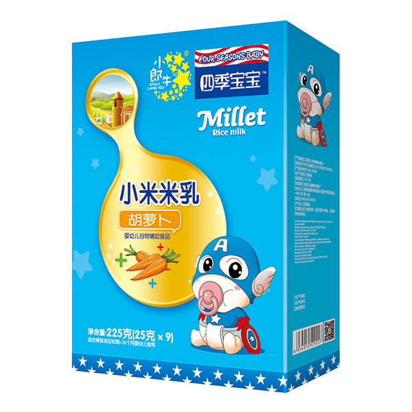 四季寶寶小米米乳盒裝-胡蘿卜
