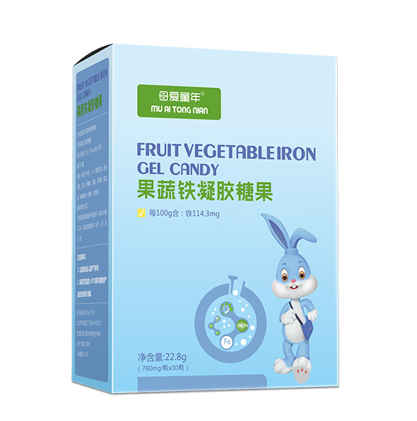 母愛(ài)童年果蔬鐵凝膠糖果
