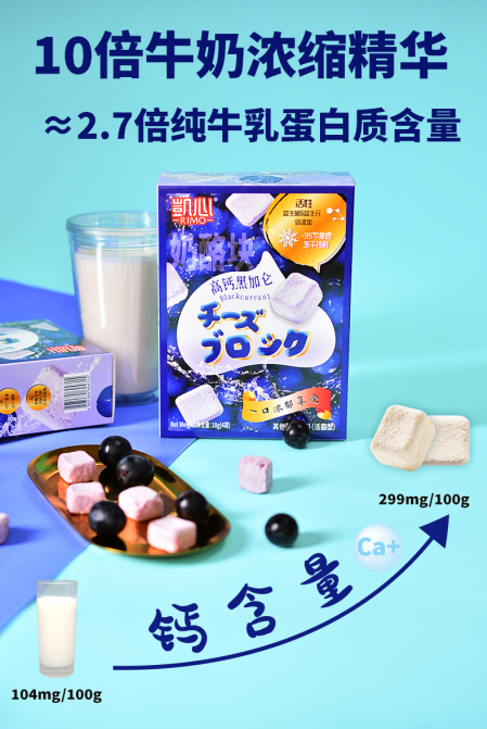 凱心高鈣奶酪塊(黑加侖味)賣點.jpg 凱心高鈣奶酪塊(黑加侖味)賣點.jpg