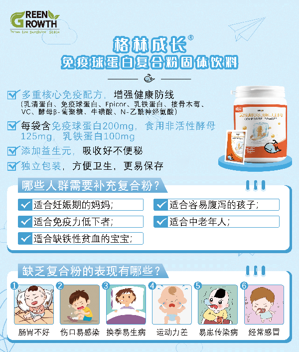 格林成長免疫球蛋白復合粉5