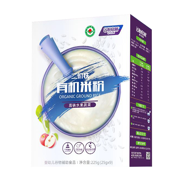 谷悅啟明有機(jī)米粉-高鐵水果蔬菜