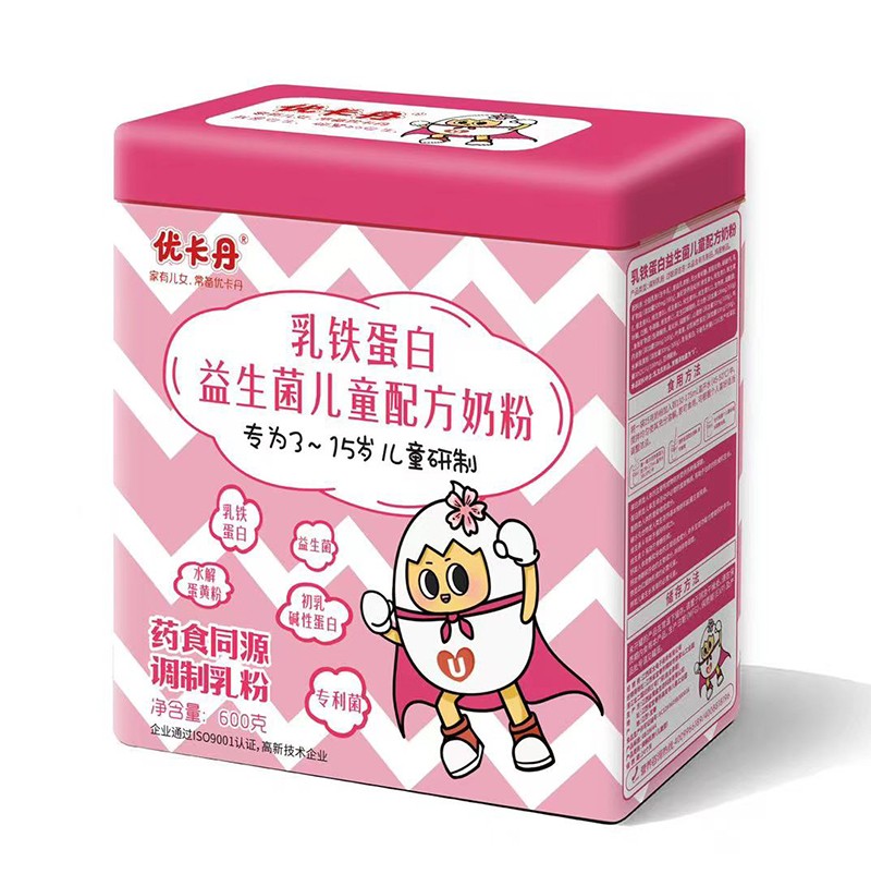 優(yōu)卡丹乳鐵蛋白益生菌兒童配方奶粉