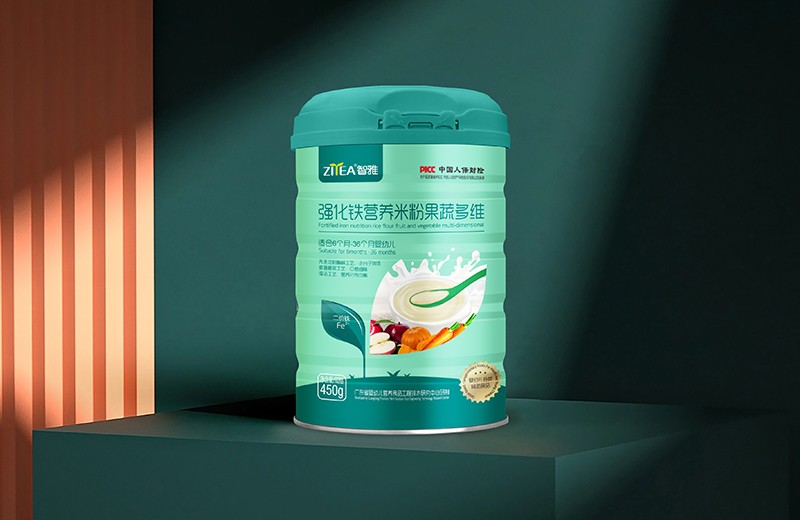 智雅強(qiáng)化鐵營(yíng)養(yǎng)米粉果蔬多維 罐裝