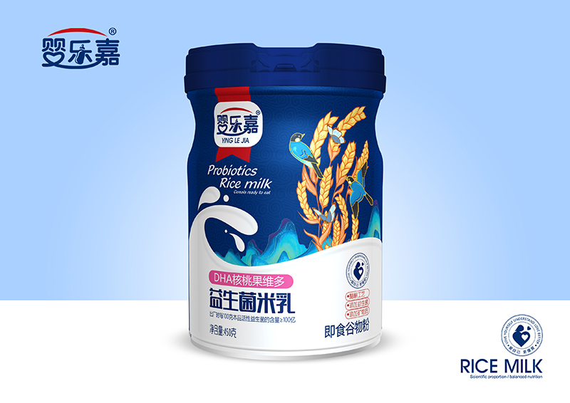 嬰樂(lè)嘉DHA核桃果維多益生菌米乳