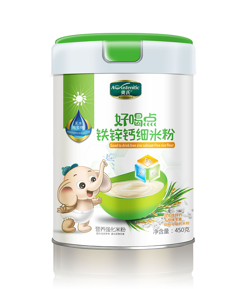 奧氏好喝點鐵鋅鈣細(xì)米粉450克