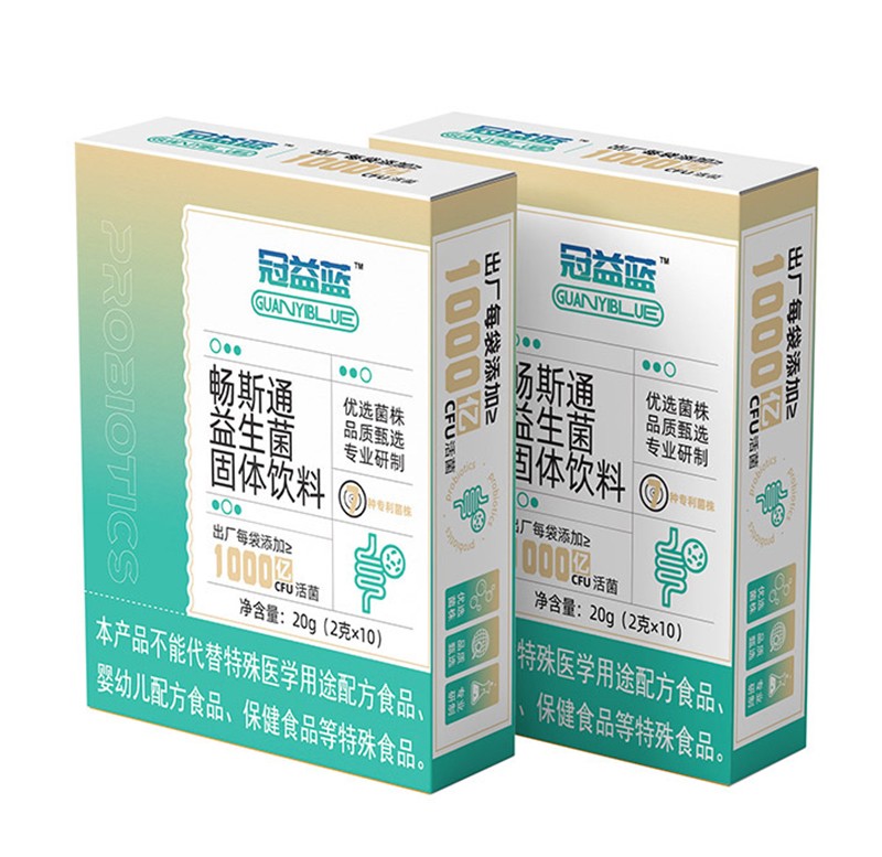 冠益藍暢斯通益生菌固體飲料