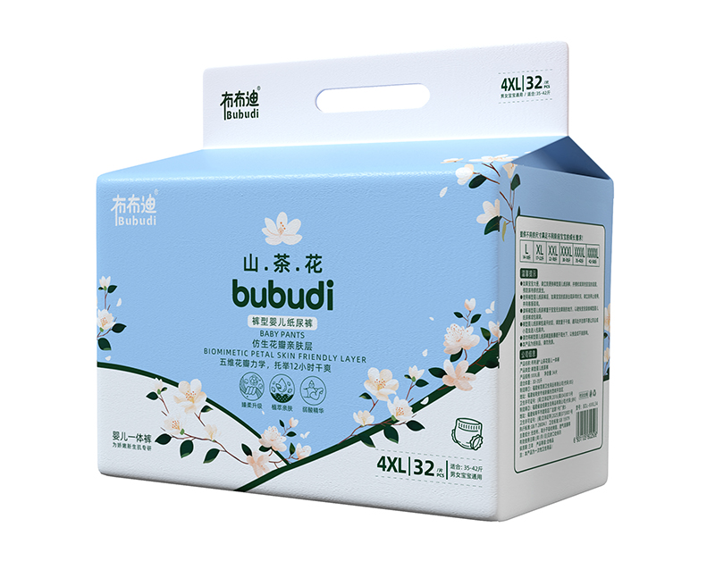 布布迪山茶花褲型嬰兒一體褲4XL