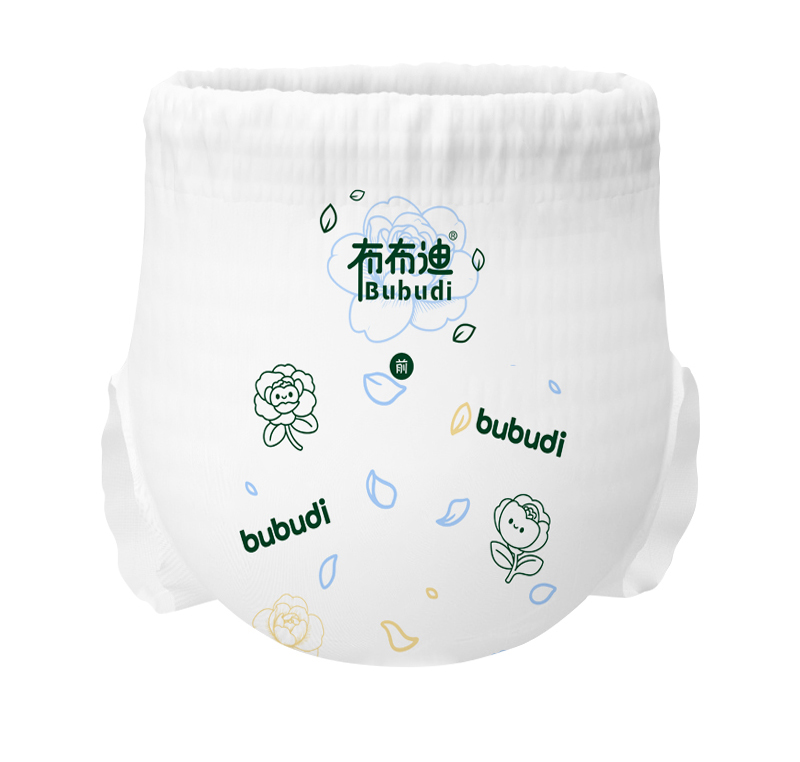 布布迪山茶花褲型嬰兒一體褲 褲型