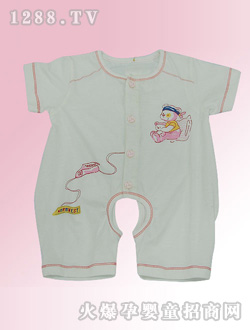 安嬰寶帶扣yinge連體衣