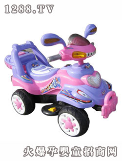 貝思達粉紅童車258A