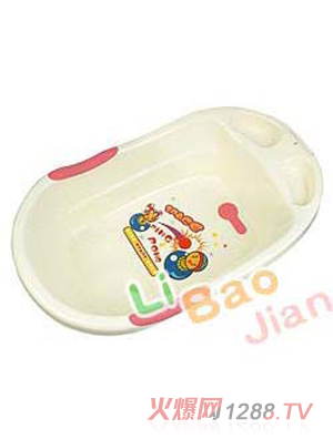 麗寶健黃白色yinge浴盆