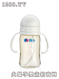 巴比象自動握把企鵝飲水瓶230ml