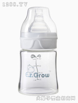 嬰適康5安寬口錐形晶鉆奶瓶