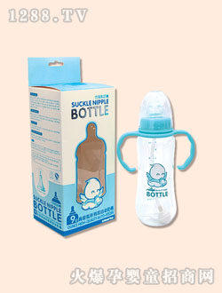 娃麗比9安高級弧形有耳自動奶瓶