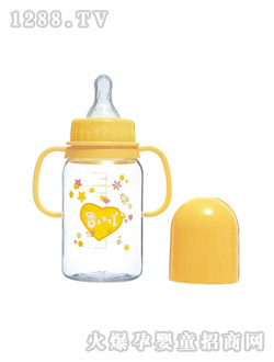 貝帝熊有柄小直身奶瓶