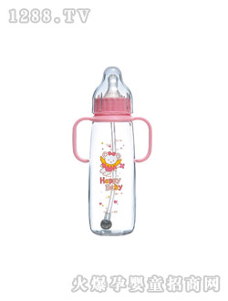 貝帝熊有柄大方圓自動奶瓶