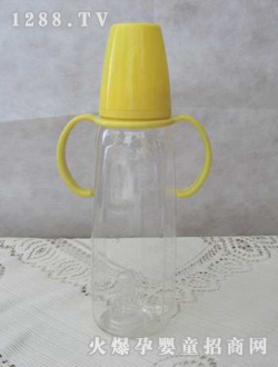 喜悅8安士方角雙耳奶瓶