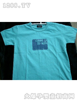 泰迪熊家族藍(lán)色T恤