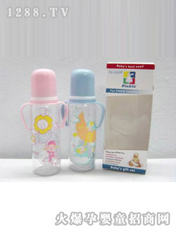 創(chuàng)嘉8A雙耳奶瓶圓頭蓋(盒裝)