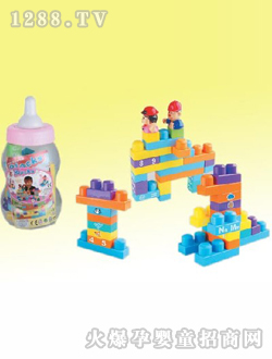 鴻馬38pcs奶瓶積木