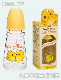 小雞卡迪KD1004中錐形奶瓶