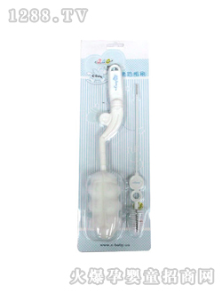 360度旋轉(zhuǎn)海棉奶瓶刷