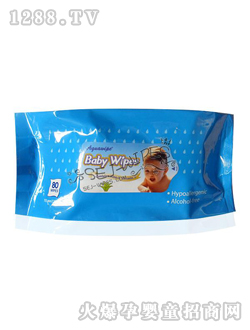 舒爾潔yinge濕巾青藍色包裝