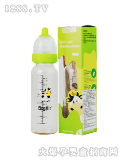貝喜力克PES防脹氣奶嘴直圓型奶瓶